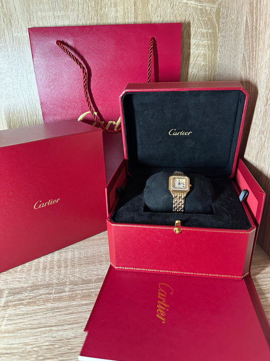 CARTIER FEMMES SMALL SIZE GOLD/DIAMONDS COFFRET