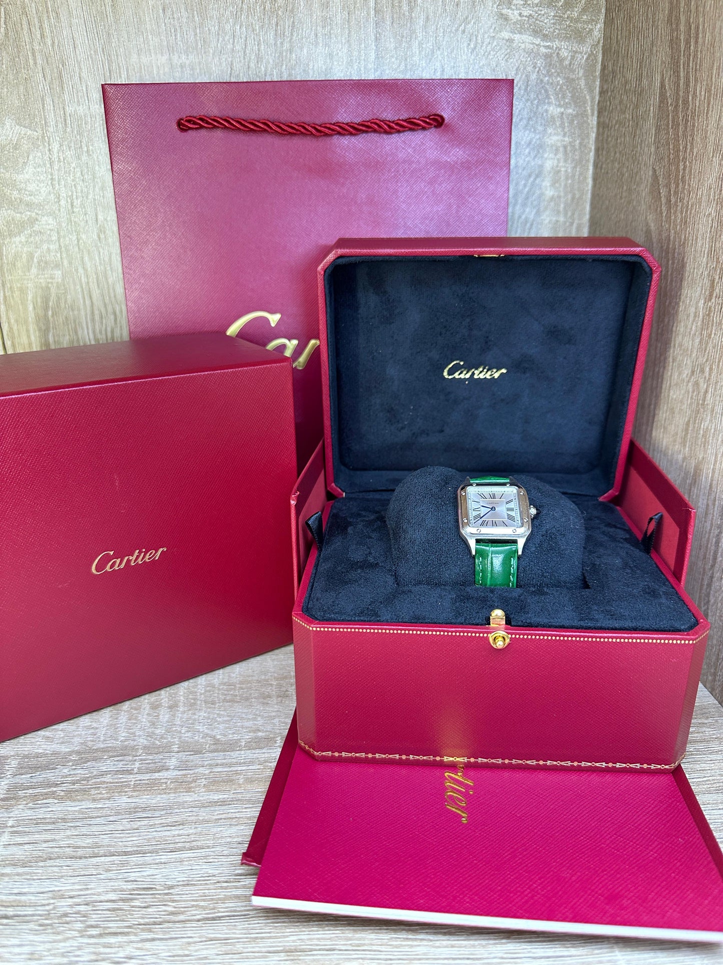 CARTIER CUIR CARRE FEMMES MASTER QUALITÉ