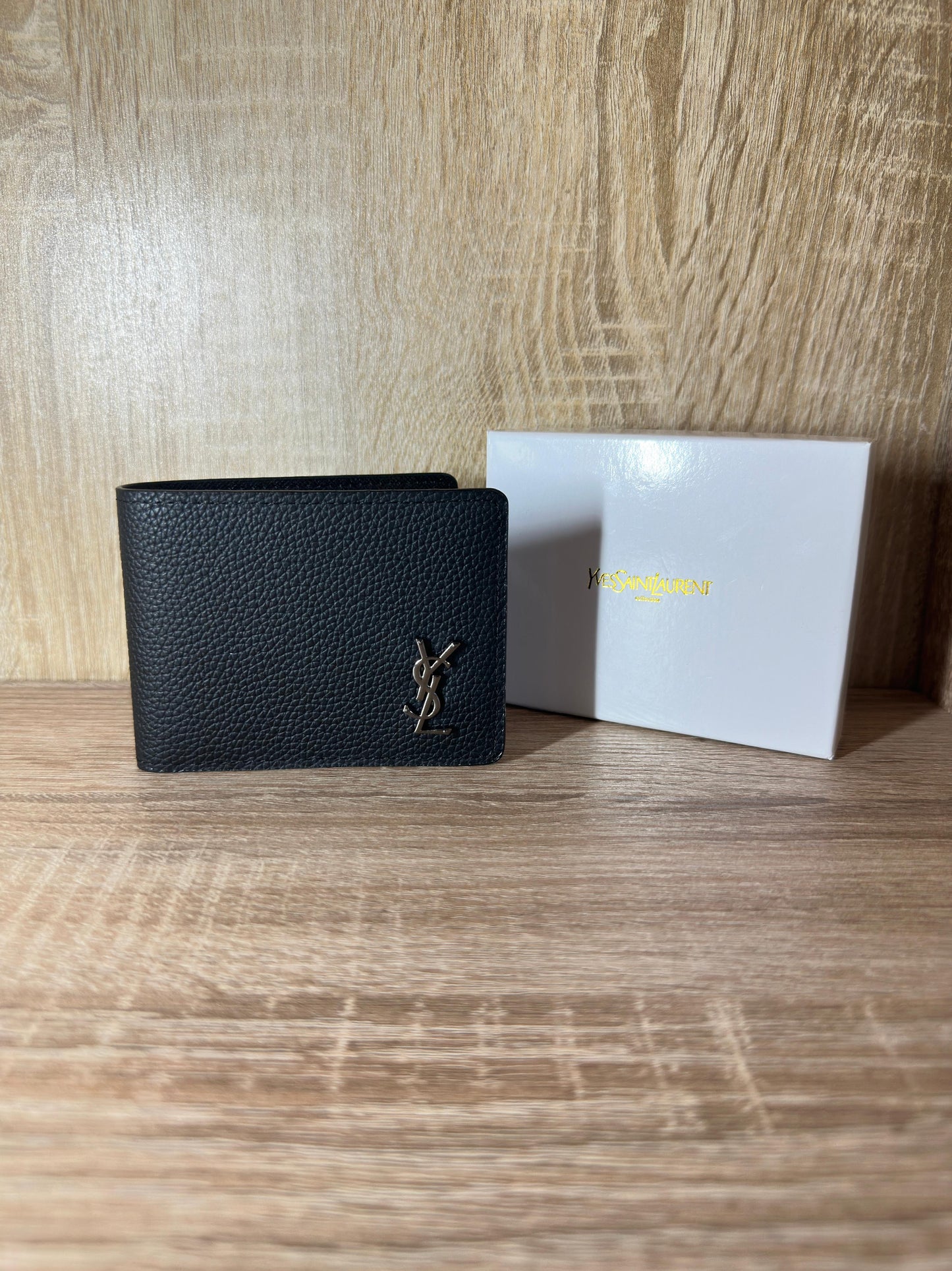 PORTE MONNAIE YSL NOIR HOMMES