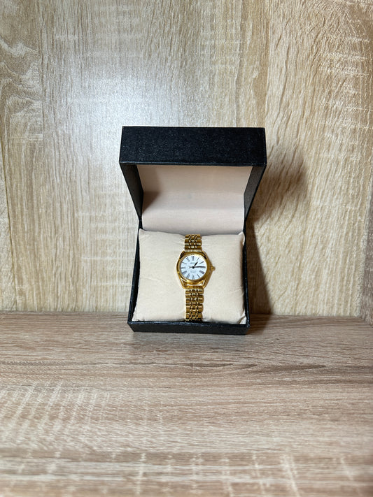 SEIKO FEMMES GOLD TAB BLANC BOITE SIMPLE