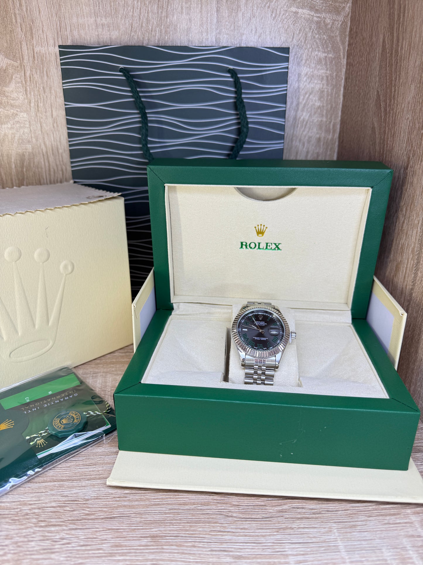 ROLEX GOMME ROMAIN HOMME COFFRET