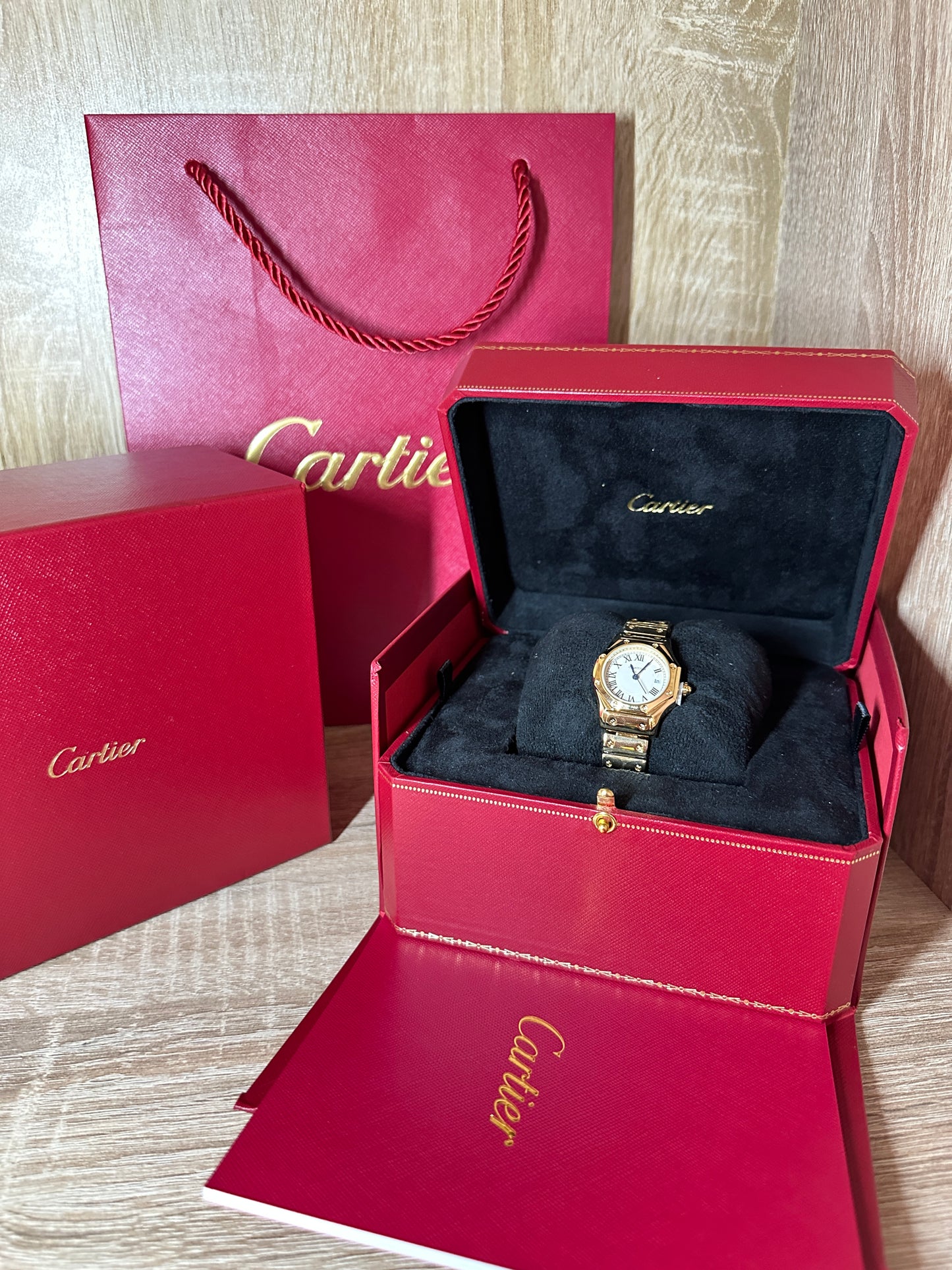 CARTIER SANTOS RONDE FEMMES COFFRET