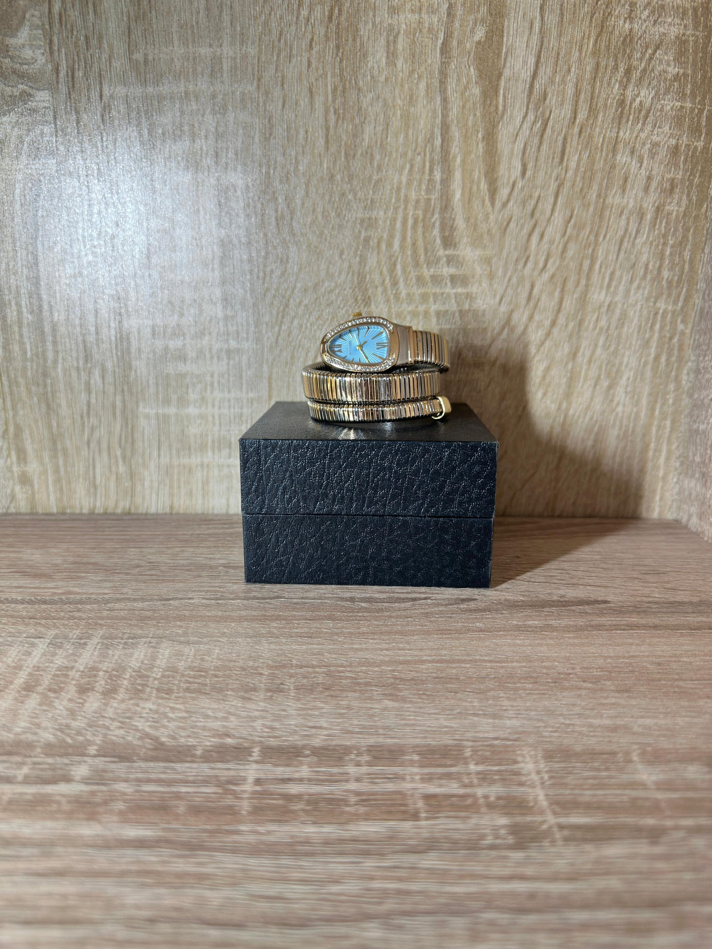 BVLGARI SERPENTI DOUBLE BRACELET DIAMONDS BOITE SIMPLE