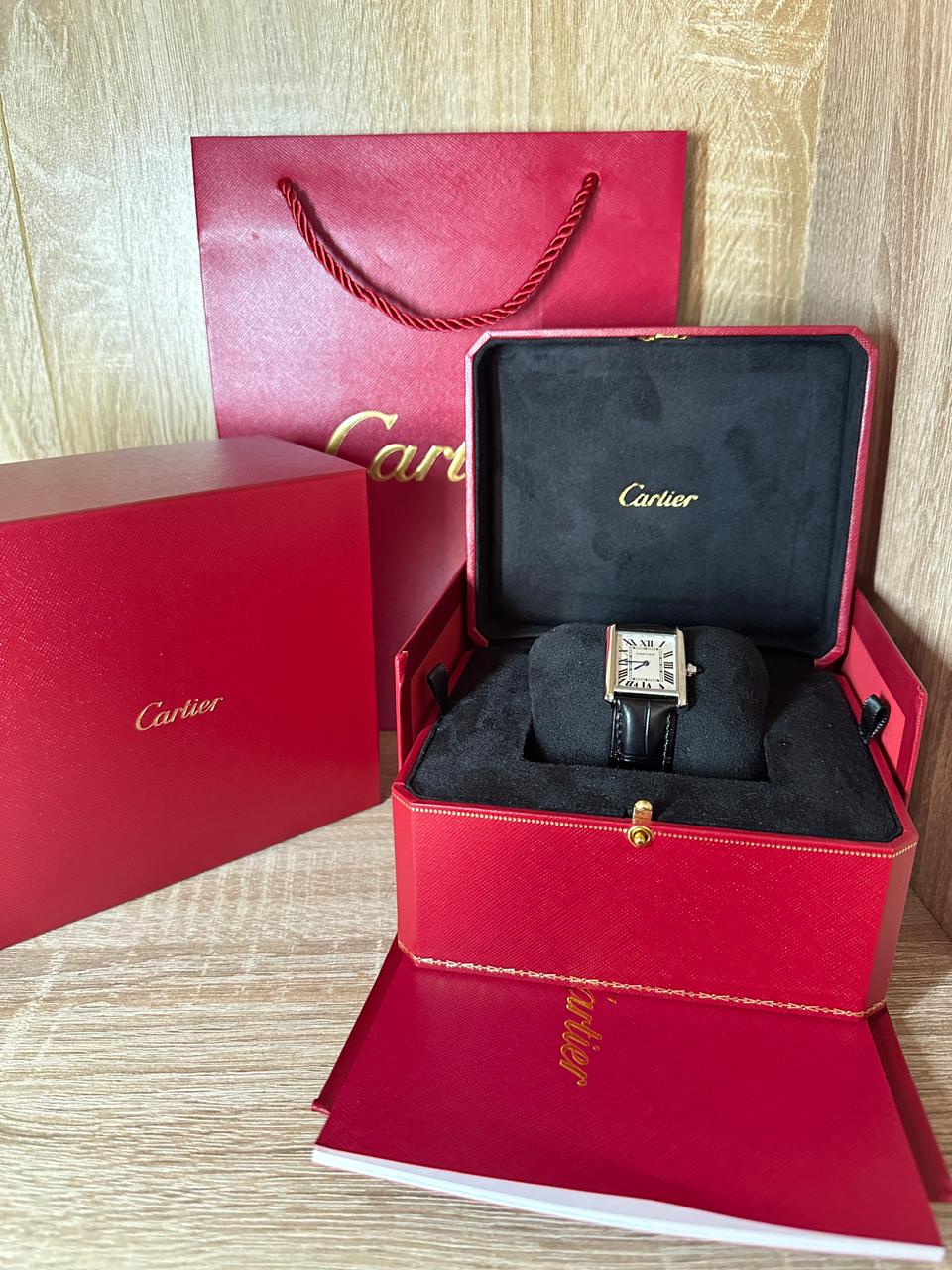 CARTIER CUIR RECTANGULAIRE UNISEX