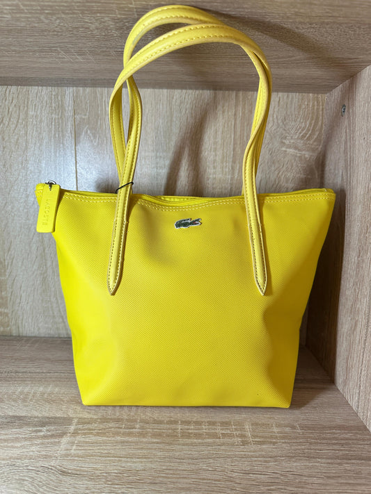 SAC LACOSTE JAUNE TAILLE S