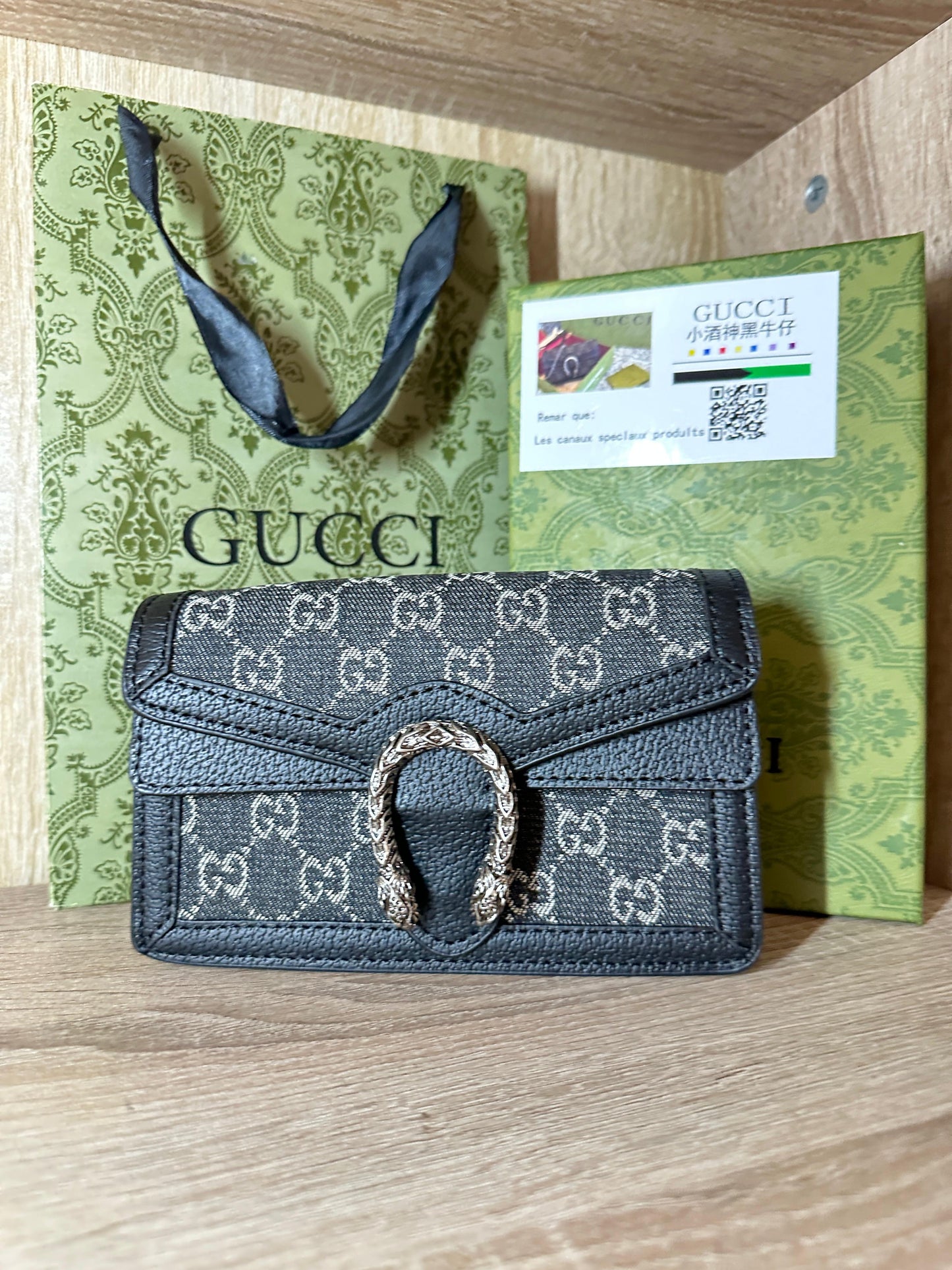 SAC GUCCI FULL BLACK