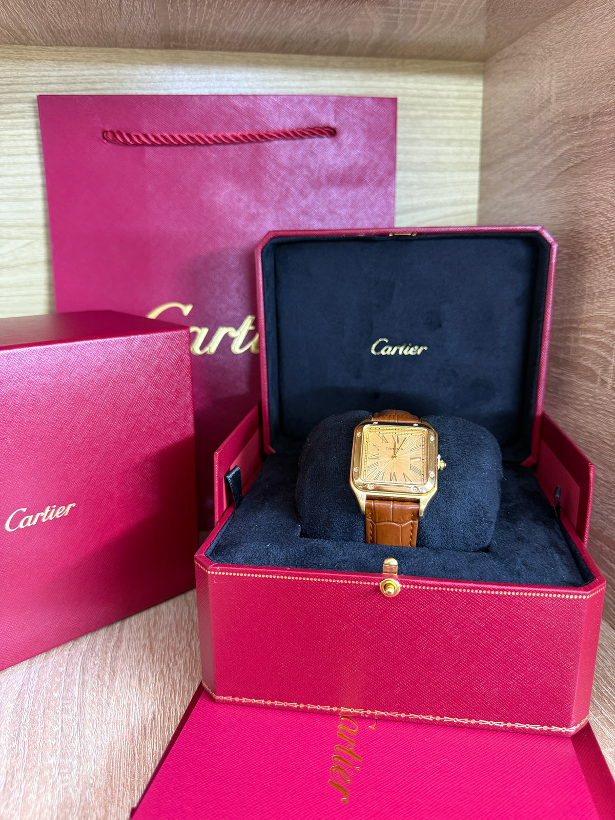 CARTIER CUIR 1 HOMMES AVEC COFFRET