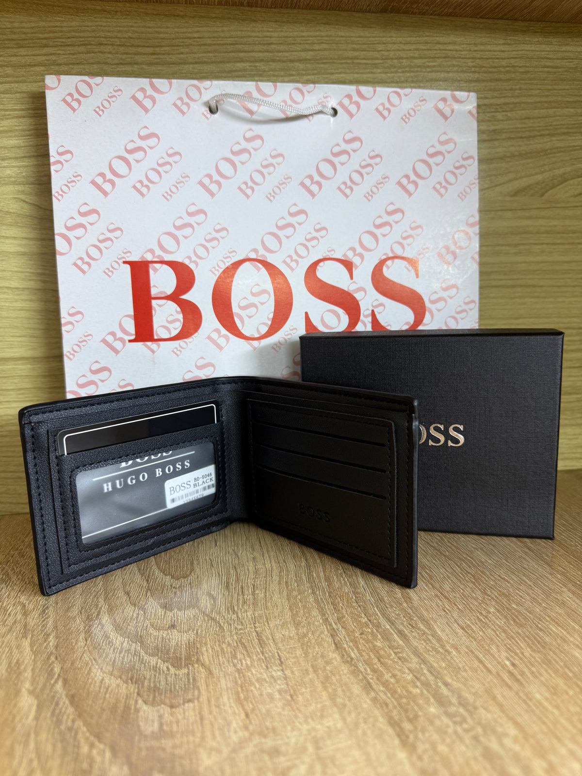 PORTE MONNAIE BOSS HOMMES 1 AVEC SACHET