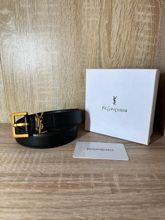 CEINTURE YSL FEMMES NOIR
