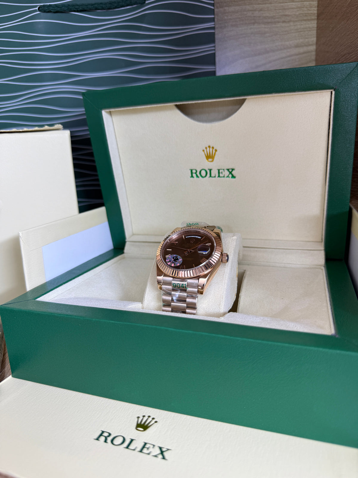 ROLEX MASTER QUALITÉ HOMMES 34 MOUVEMENT AUTOMATIQUE SUISS