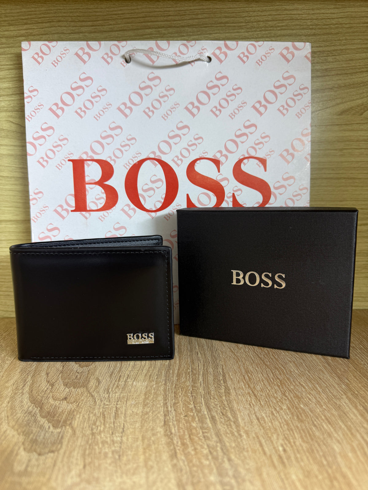 PORTE MONNAIE BOSS HOMMES 1 AVEC SACHET