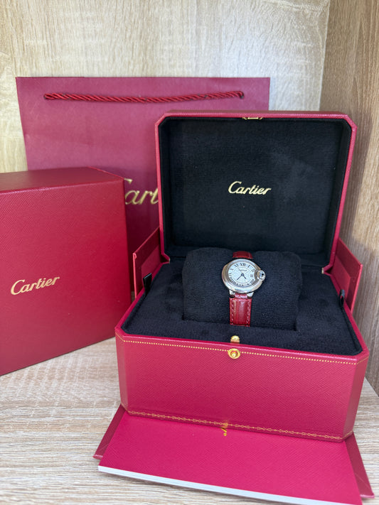 CARTIER FEMMES BOUTON CUIR AVEC COFFRET