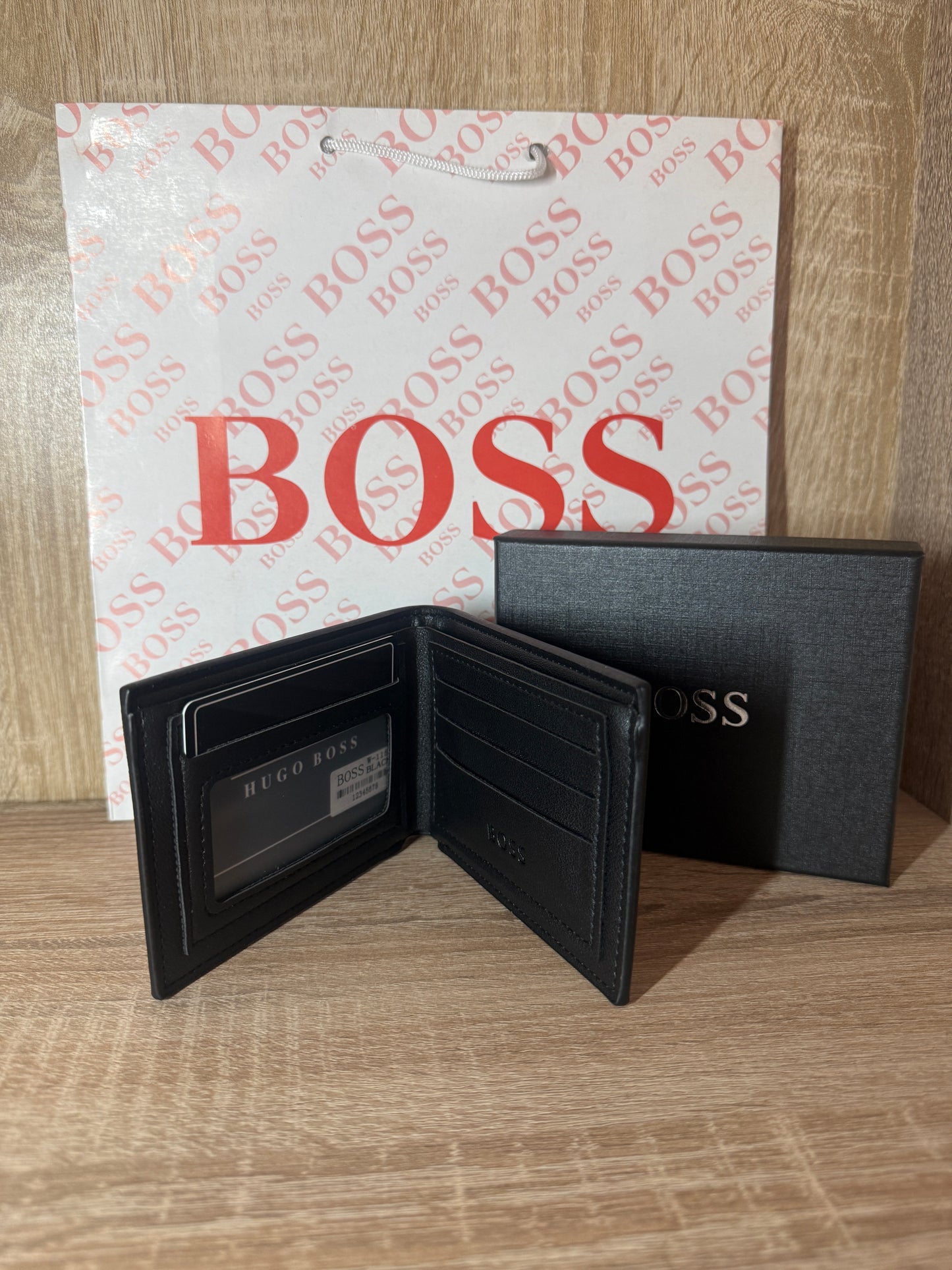 PORTE MONNAIE BOSS HOMMES 1 AVEC SACHET