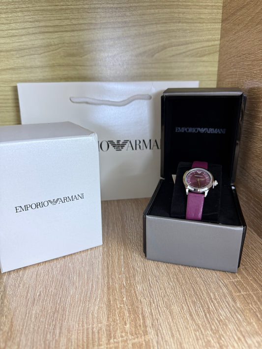 ARMANI FEMMES CERCLE CUIR AVEC COFFRET