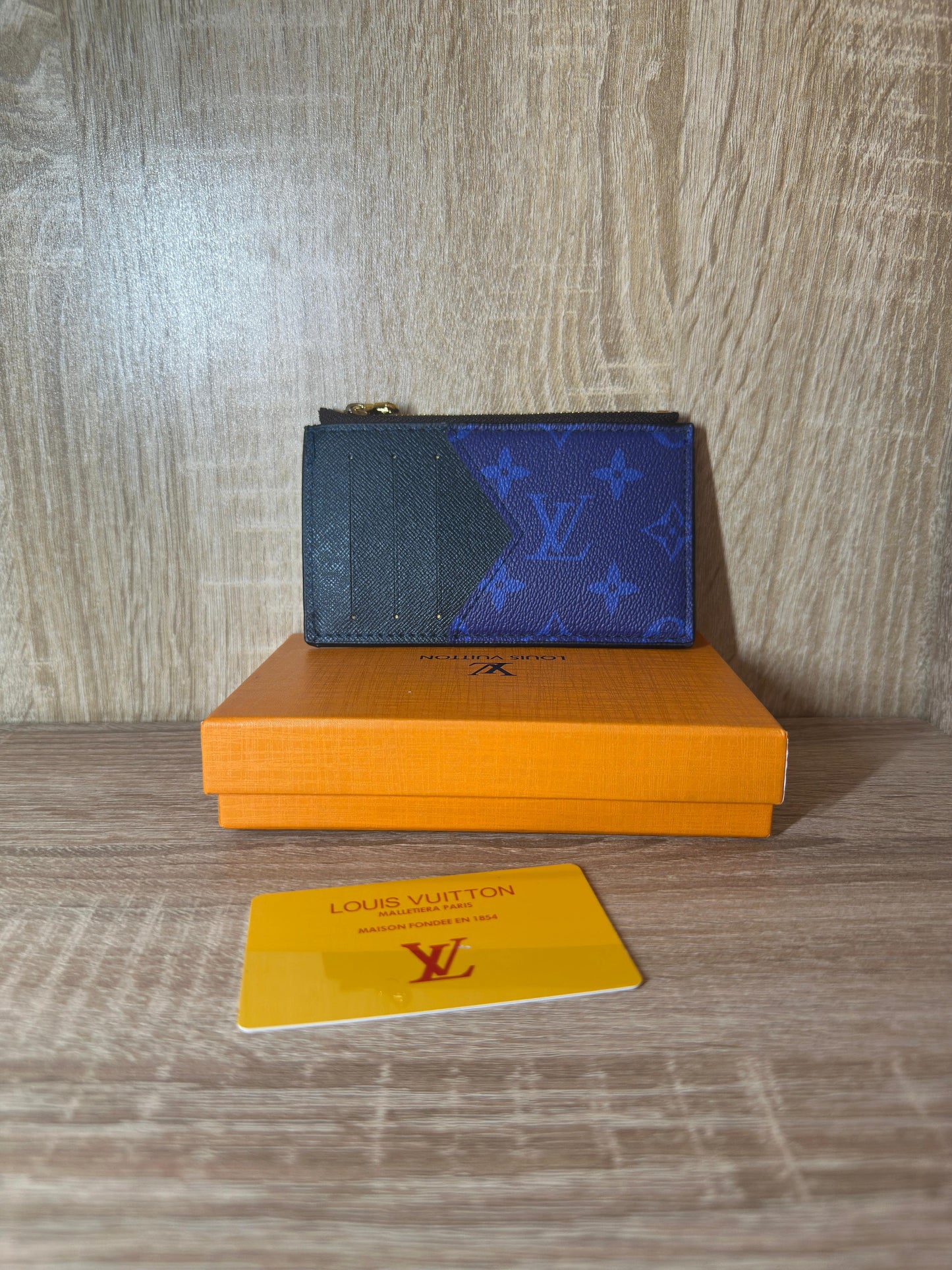 PORTE MONNAIE+CARTE LV UNISEX