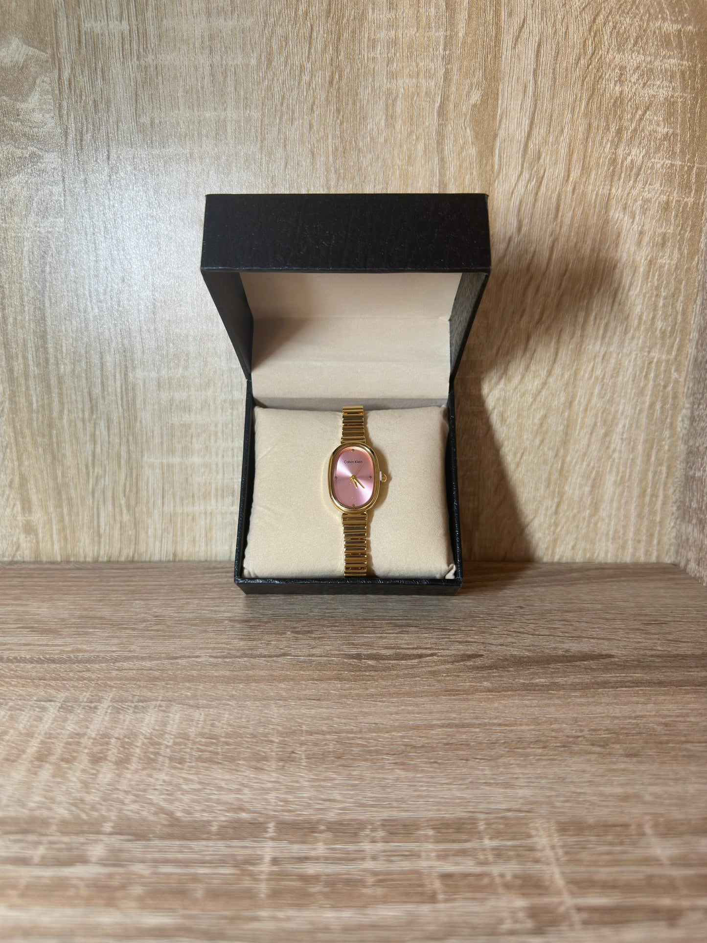MONTRE CK GOLD TABLEAU ROSE