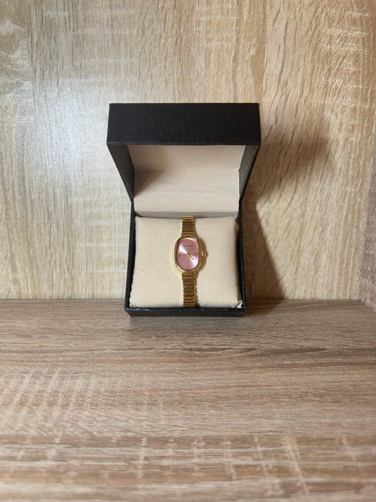 MONTRE CK GOLD TABLEAU ROSE