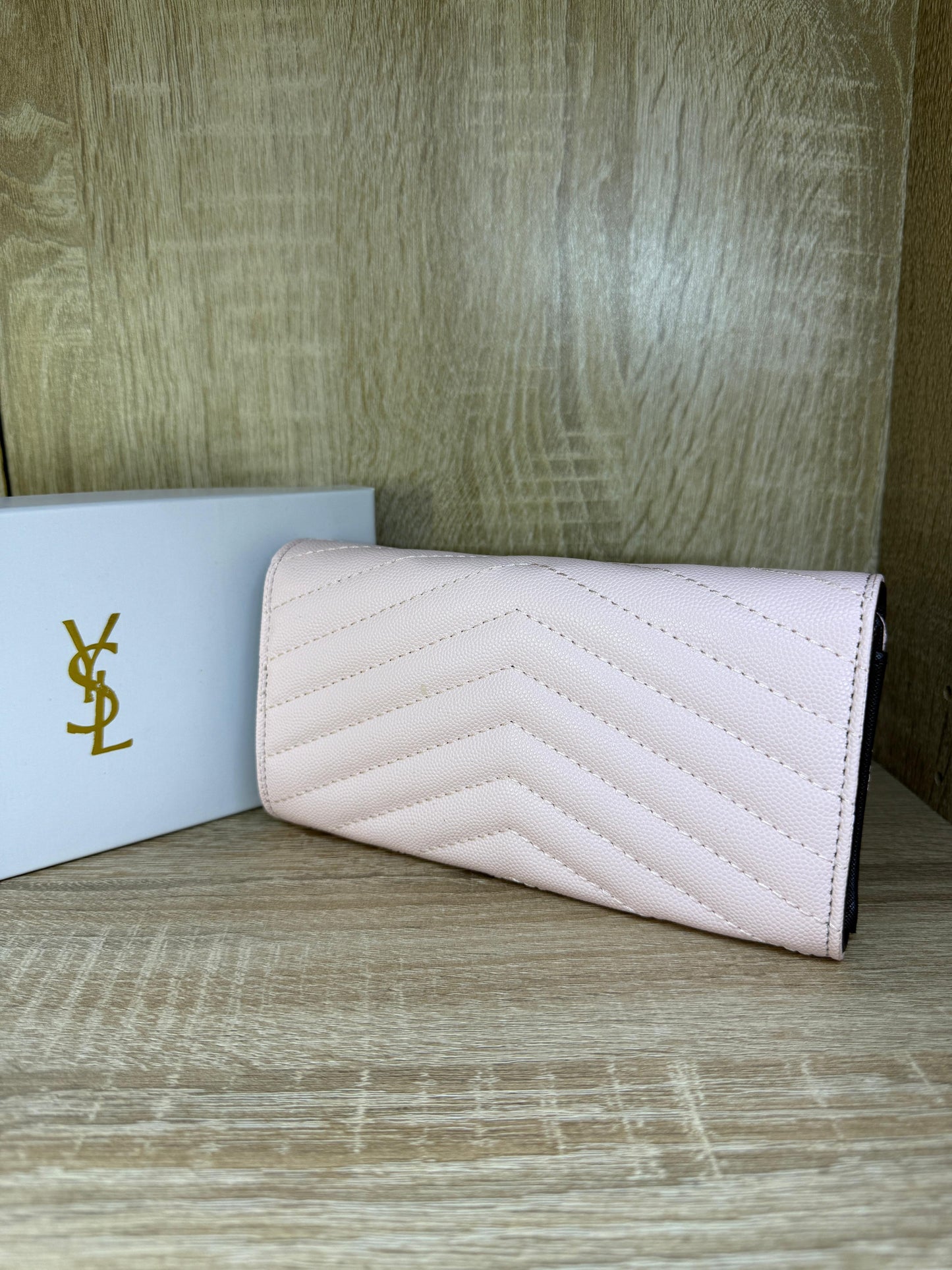 PORTE FEUILLE ROSE YSL FEMMES ROSE BEBE