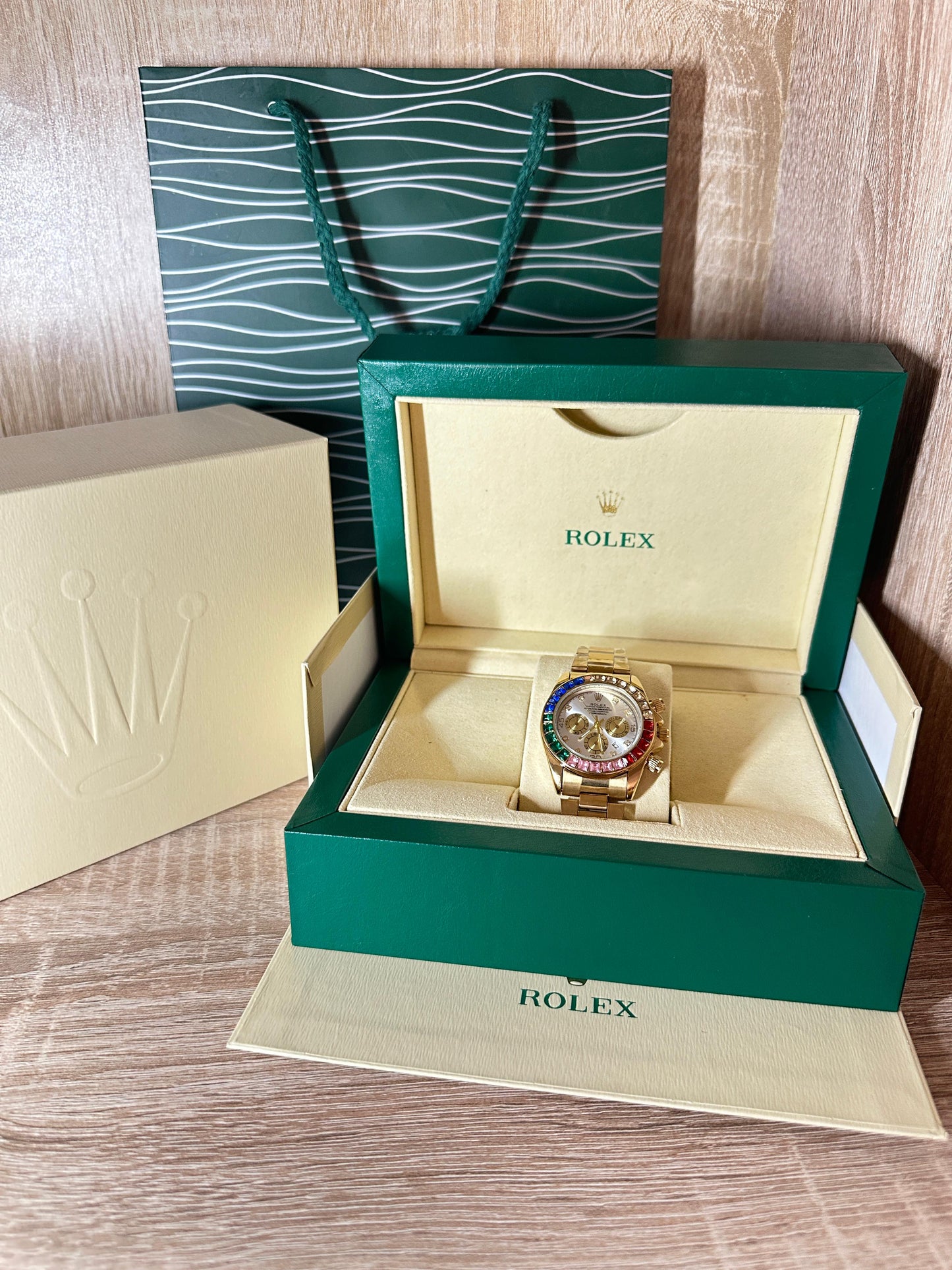 ROLEX DAYTONA DIAMONDS HOMMES COFFRET