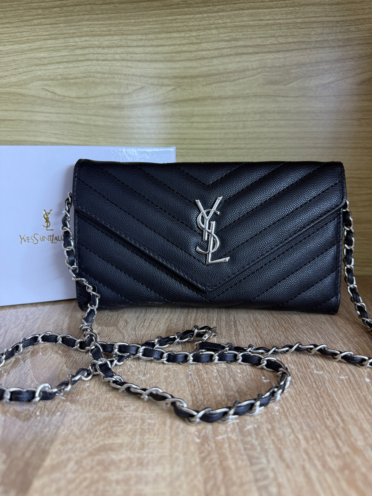 POCHETTE YSL AVEC BANDOULIÈRE FEMMES
