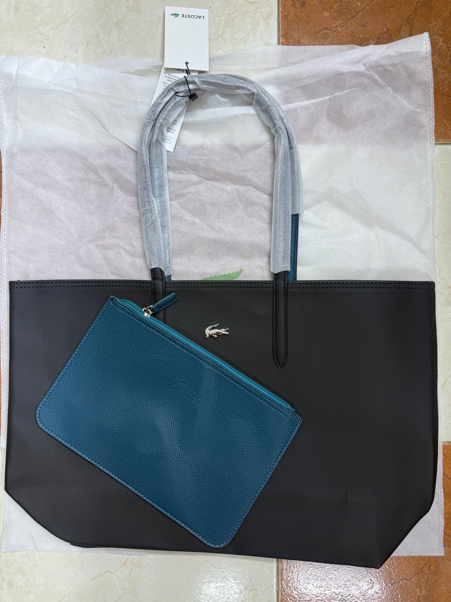 SAC LACOSTE DOUBLE FACE