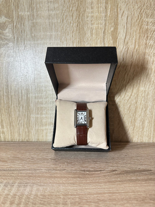 CARTIER HOMMES CUIR RECTANGULAIRE BOITE SIMPLE