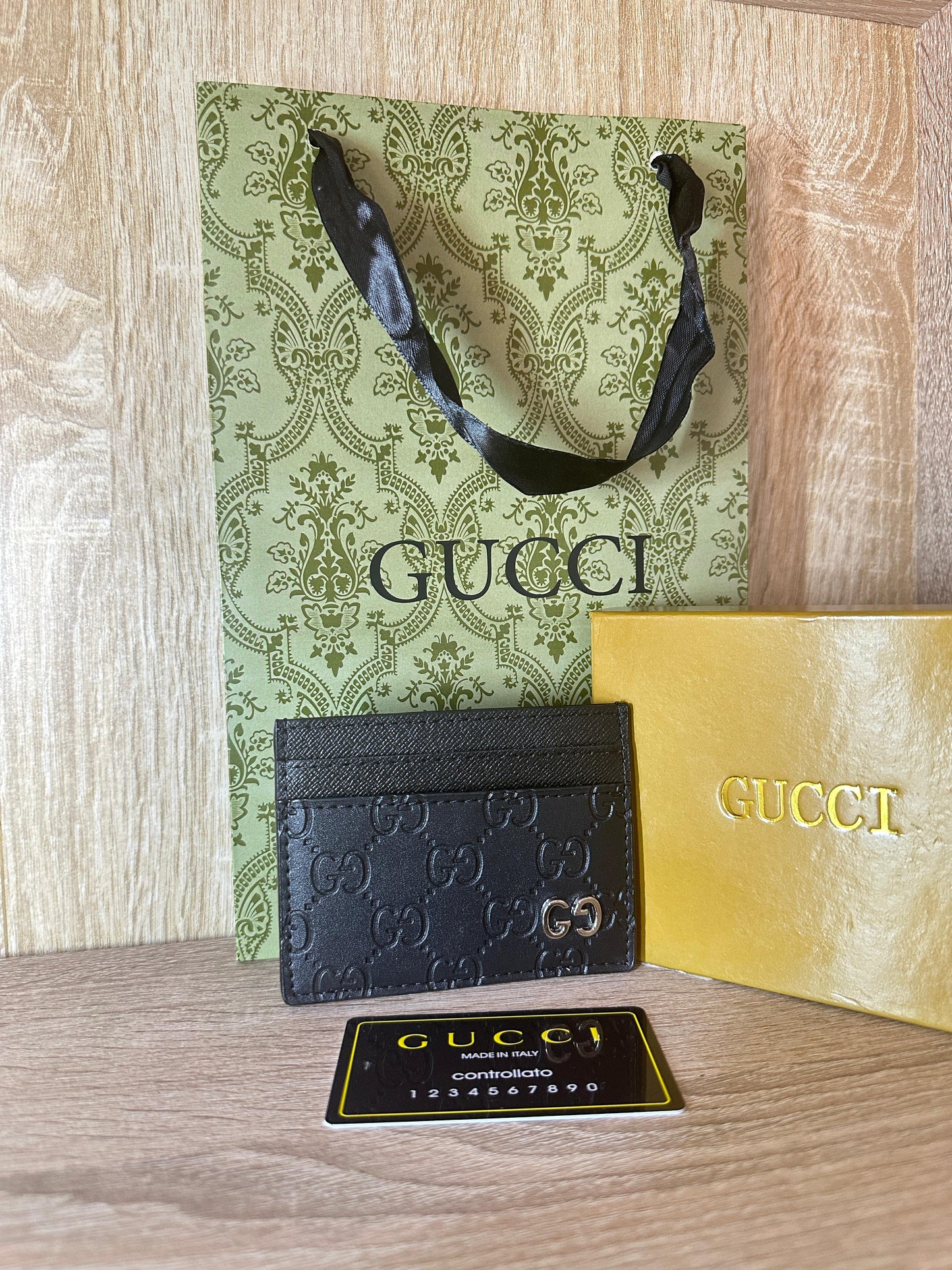 PORTEFEUILLE GUCCI NOIR HOMMES