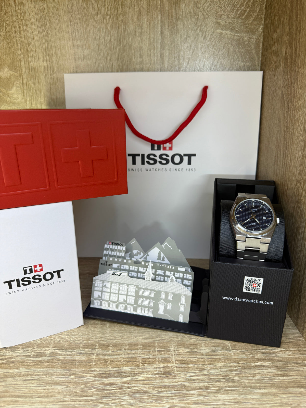 TISSOT ACIER COFFRET