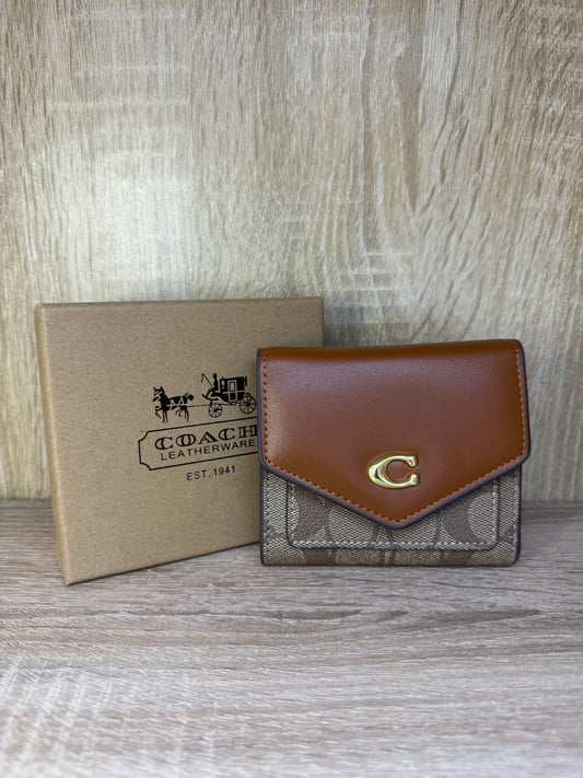 PORTE MONNAIE FEMMES COACH MARRON C