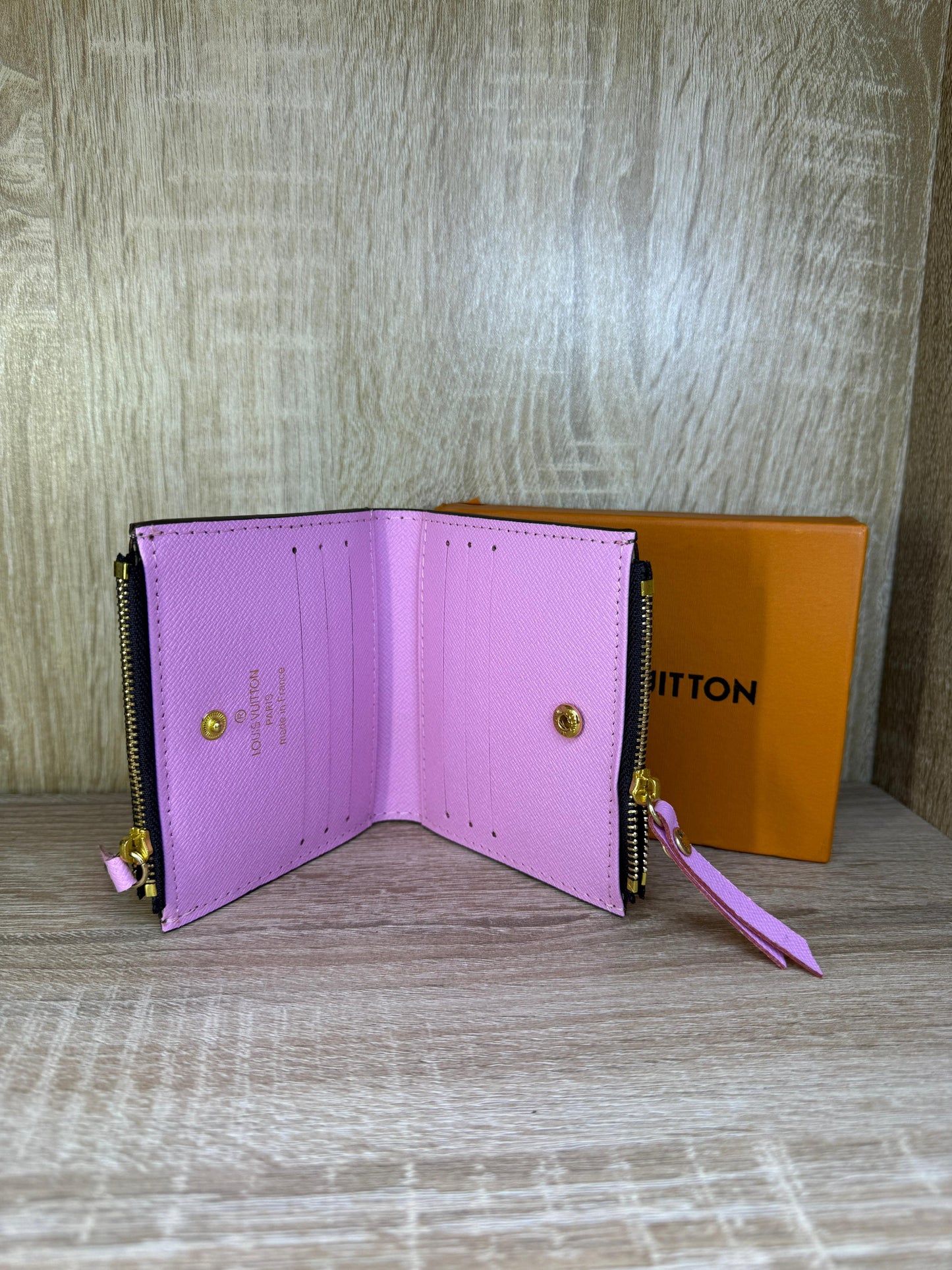 PORTE MONNAIE FEMMES LV 2 ROSE BB