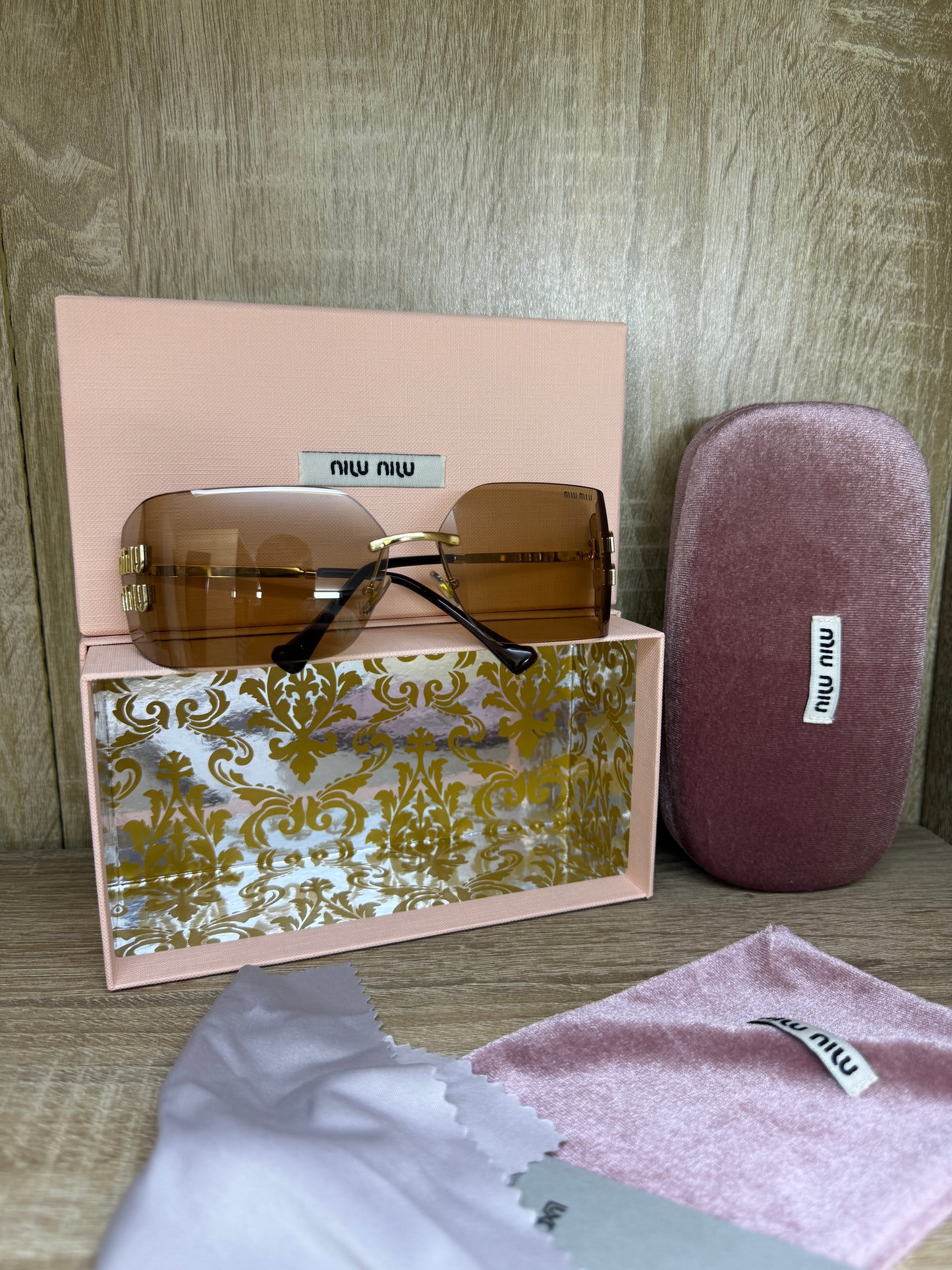 LUNETTES MIUMIU FEMMES 4 MARRON AVEC PACKAGING