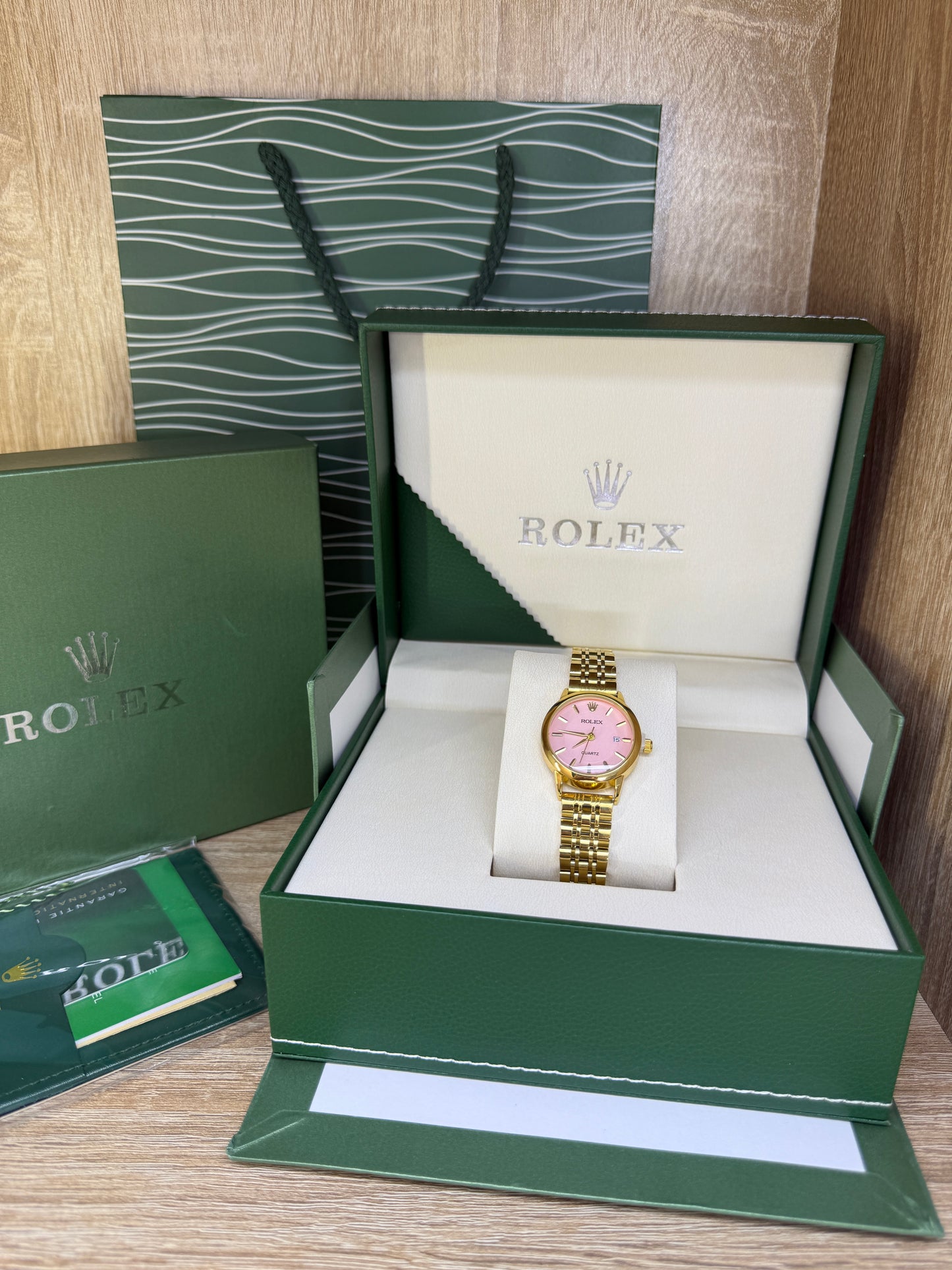 ROLEX FEMMES CELLINI GOLD/ROSE COFFRET