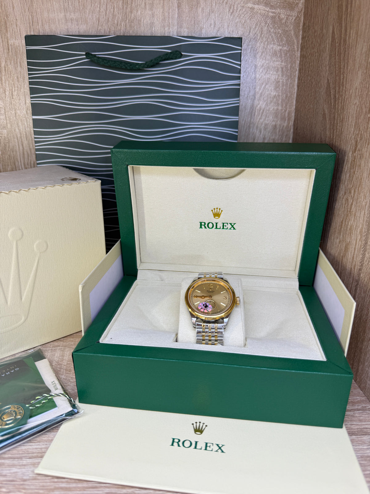 ROLEX MASTER QUALITÉ HOMMES 28 MOUVEMENT AUTOMATIQUE SUISS