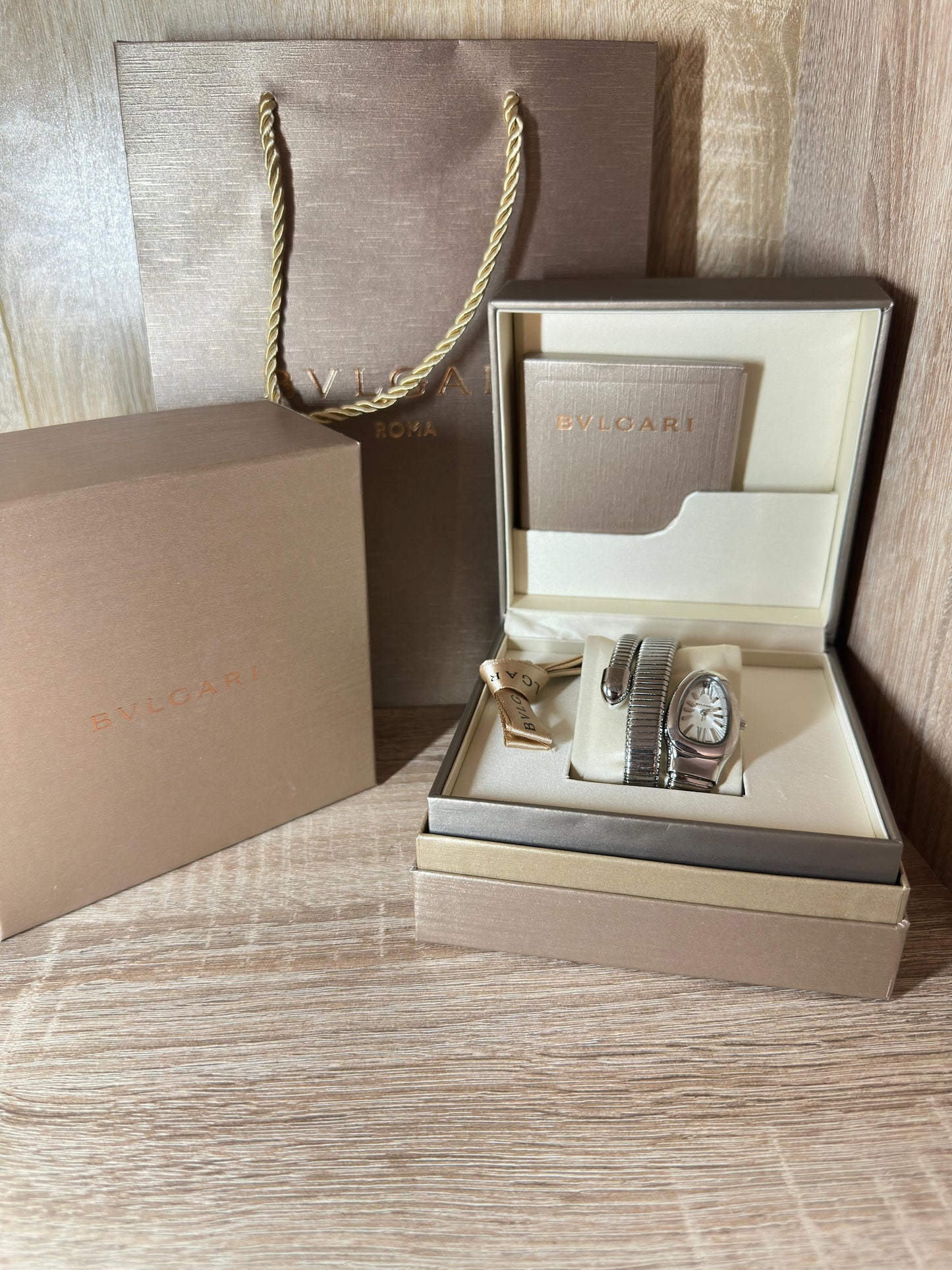 BVLGARI SERPENTI GRIS COFFRET