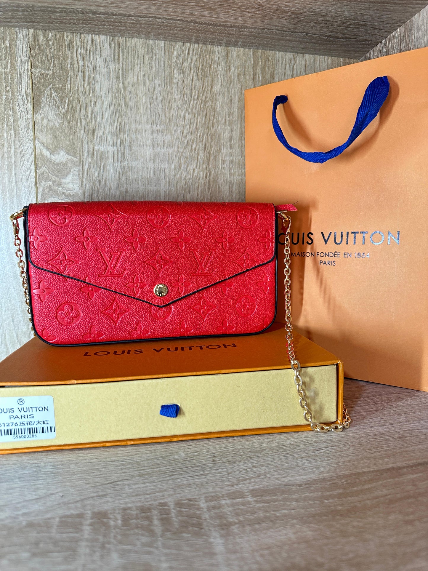 POCHETTE SAC LV ROUGE 3PCS