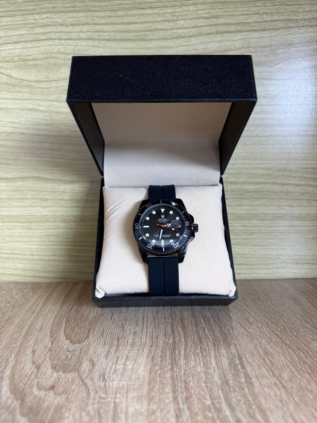 ROLEX HOMMES SUBMARINE SILICONE BOITE SIMPLE