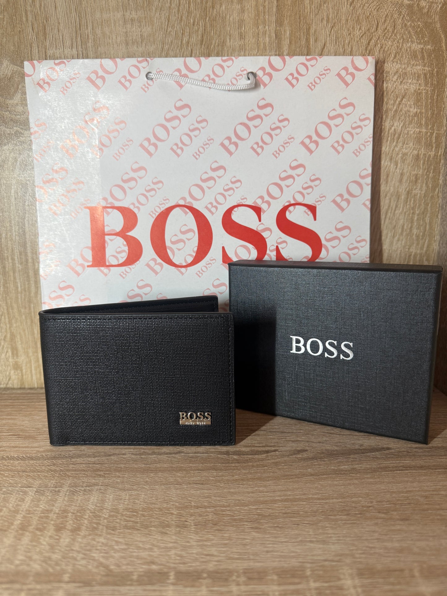 PORTE MONNAIE BOSS HOMMES 1 AVEC SACHET