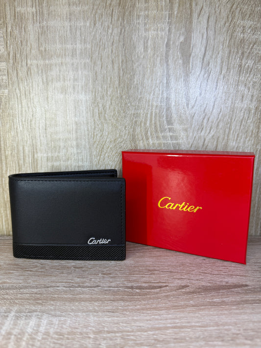PORTE MONNAIE HOMMES CARTIER FULL BLACK