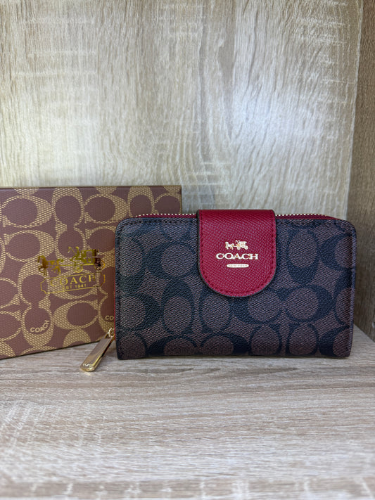 PORTE MONNAIE COACH FEMMES TAILLE MOYENNE