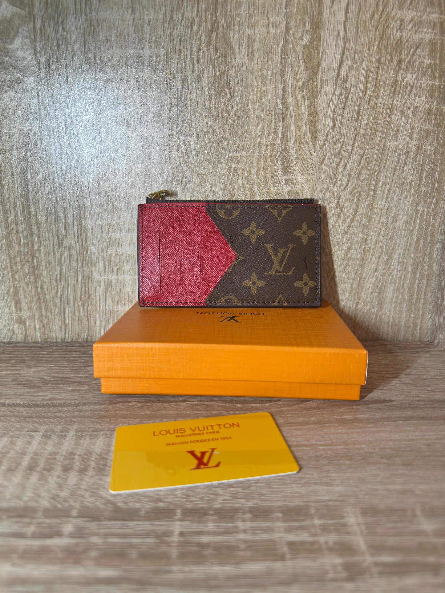 PORTE MONNAIE+CARTE LV UNISEX