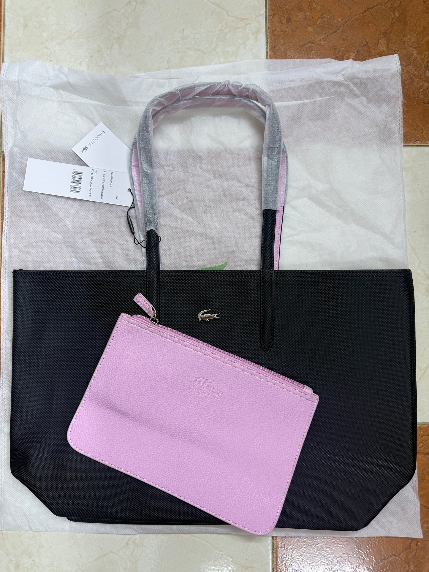 SAC LACOSTE DOUBLE FACE