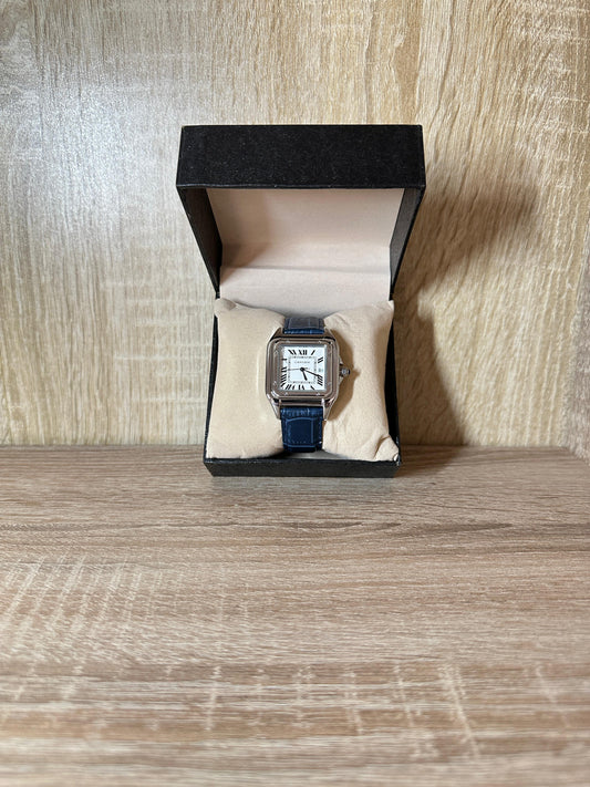 CARTIER CUIR HOMMES BLEU BOITE SIMPLE