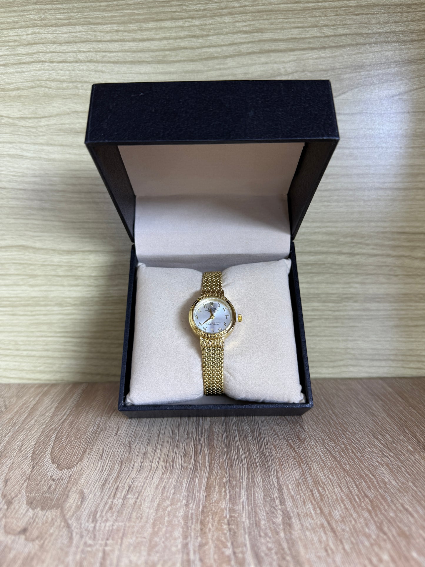 ROLEX FEMMES ARABIA GOLD BOITE SIMPLE