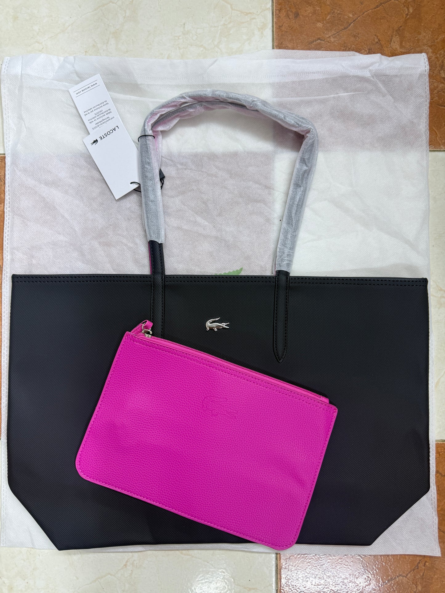SAC LACOSTE DOUBLE FACE