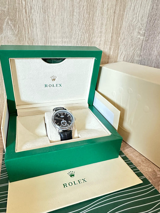 ROLEX GENEVE CUIR