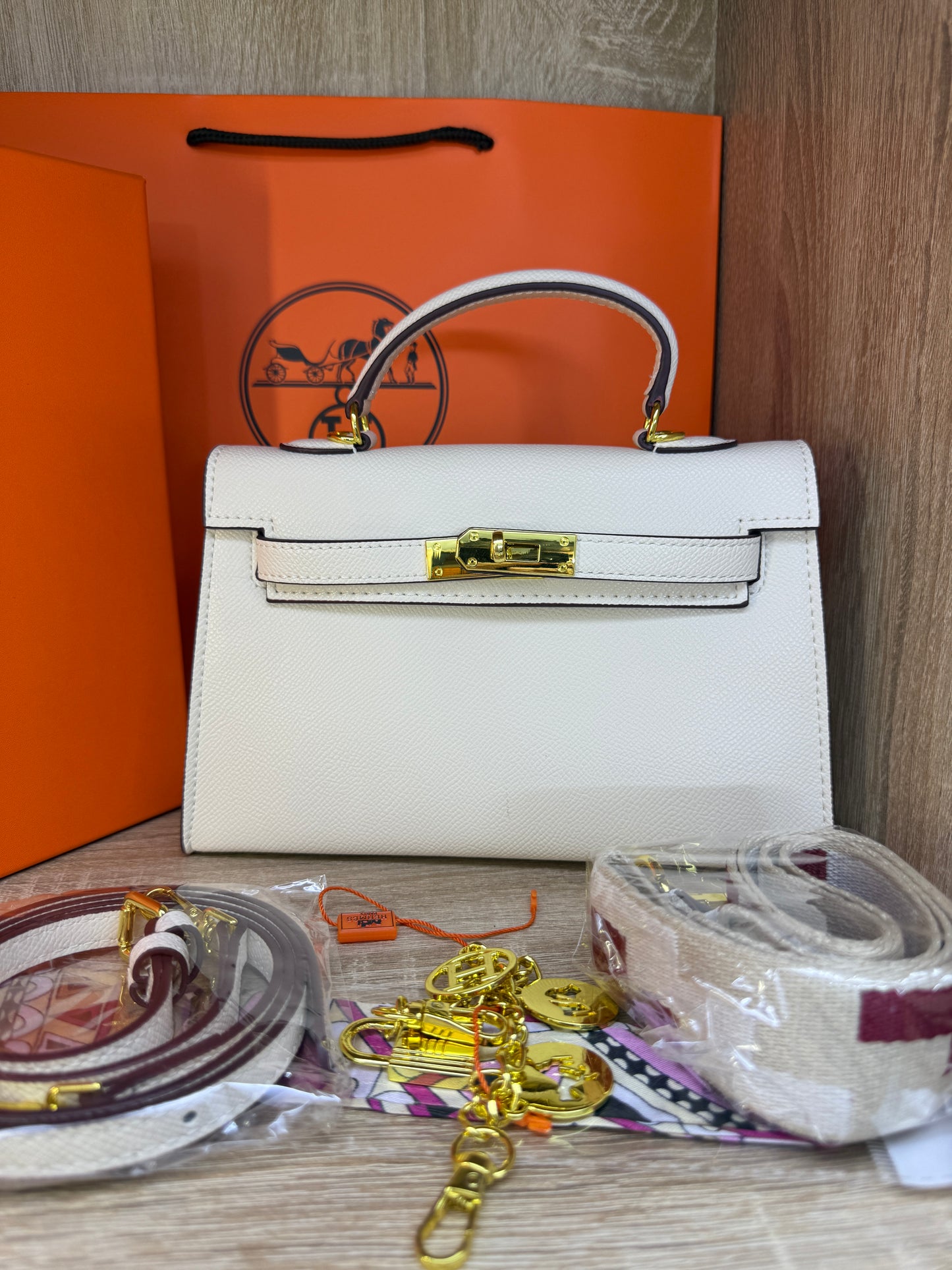 SAC HERMES FEMMES BEIGE AVEC BOITE