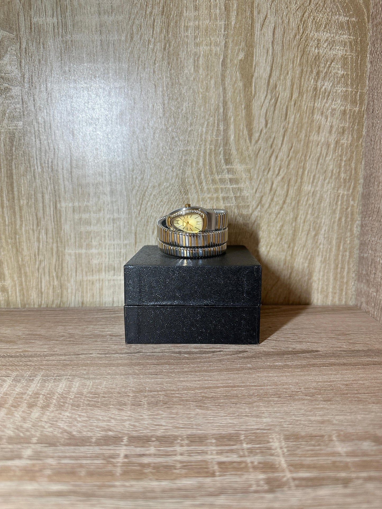 BVLGARI SERPENTI DOUBLE BRACELET DIAMONDS BOITE SIMPLE