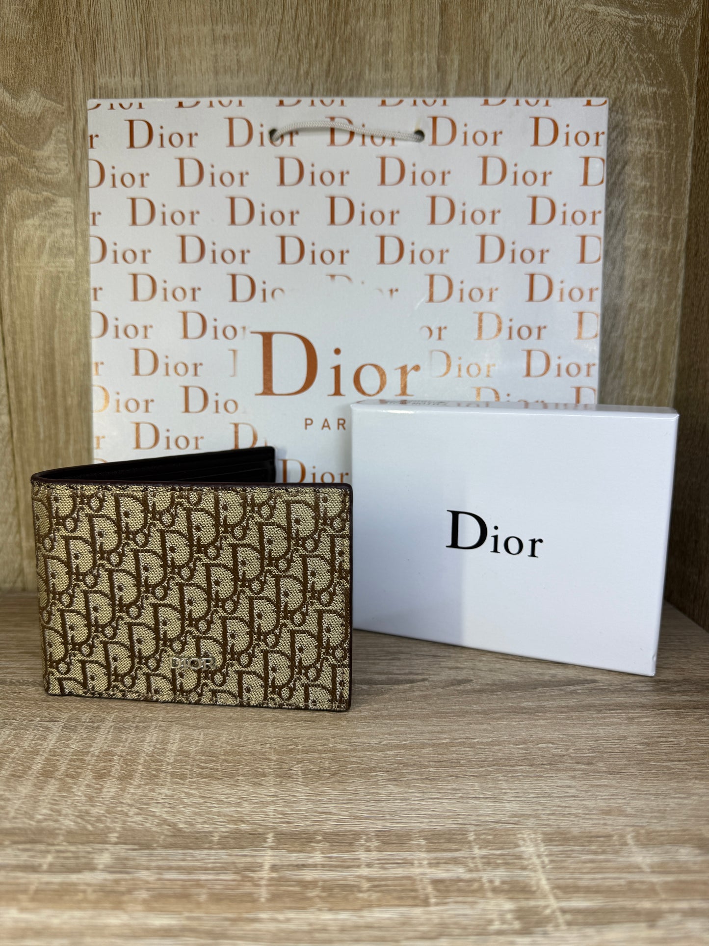 PORTE MONNAIE DIOR HOMMES 3 AVEC SACHET