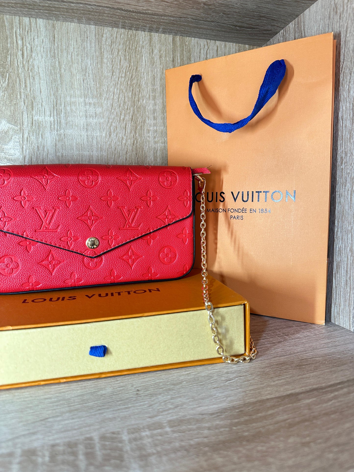 POCHETTE SAC LV ROUGE 3PCS