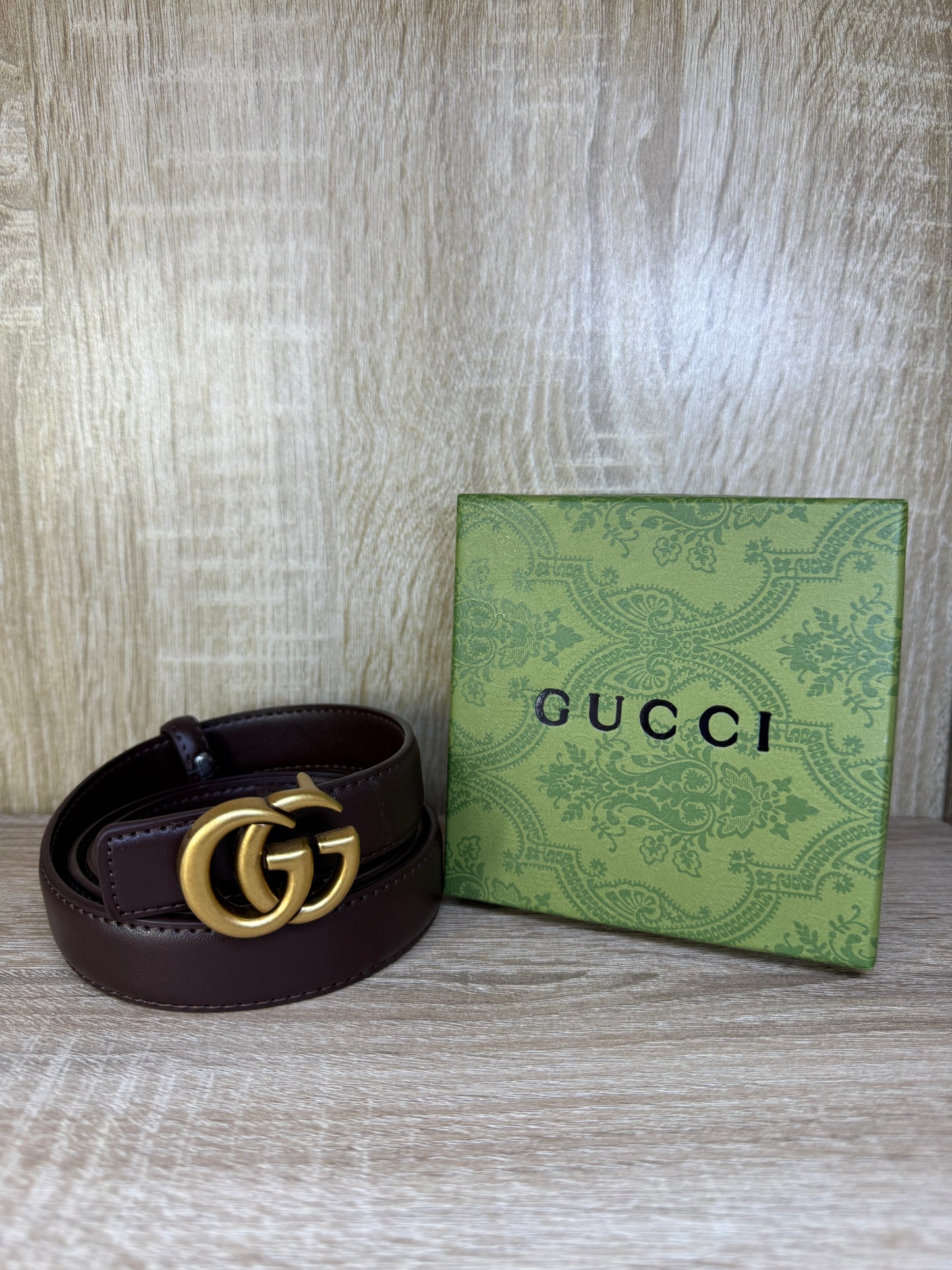CEINTURE FEMMES GUCCI MARRON
